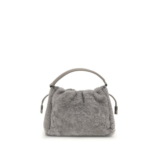 Brunello Cucinelli Fur Mellow Shoulder Bag Elite