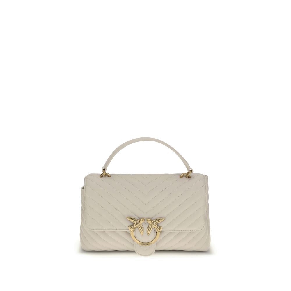 PINKO Cream Calf Leather Bos Taurus Wallet by PINKO