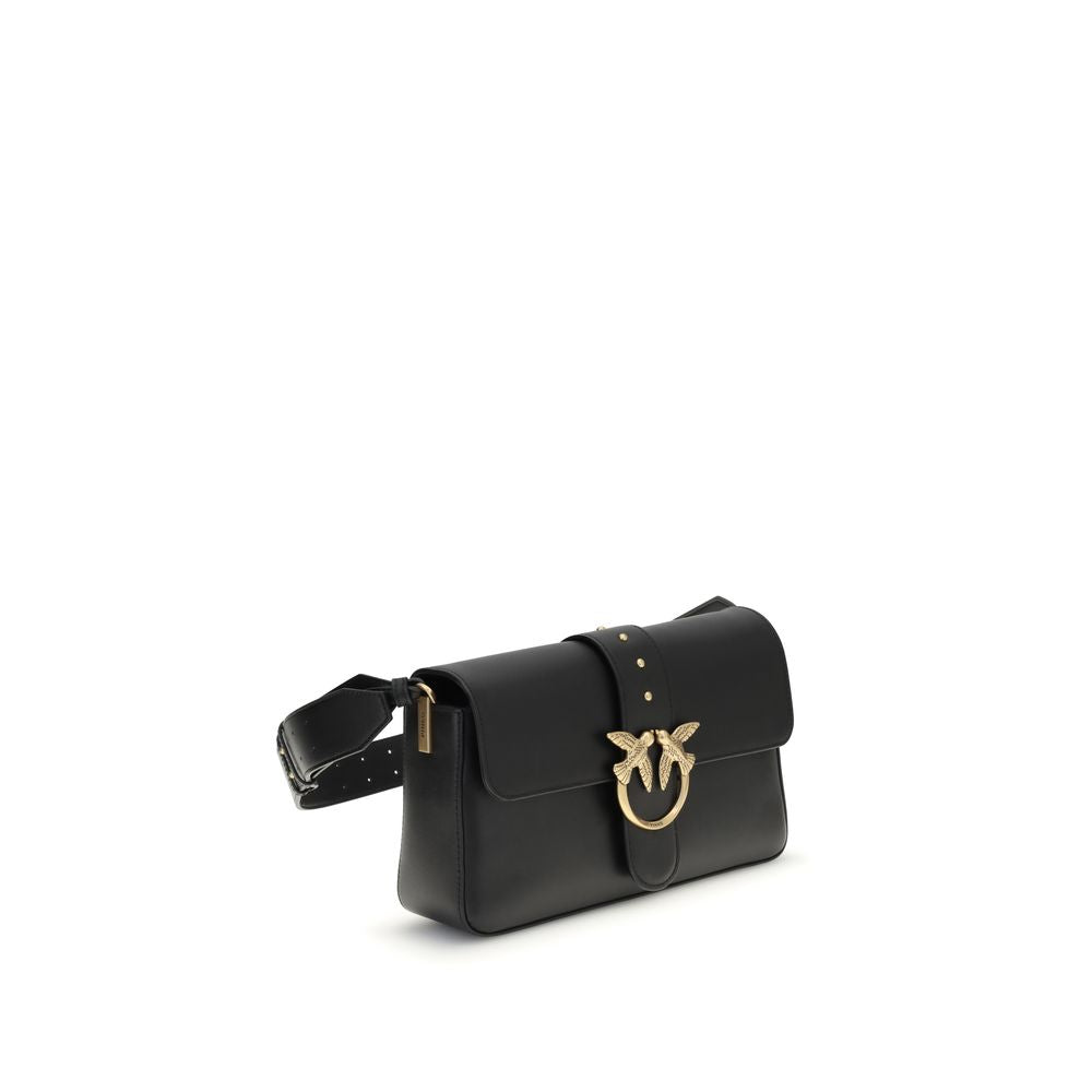 PINKO Black Calf Leather Bos Taurus Wallet by PINKO