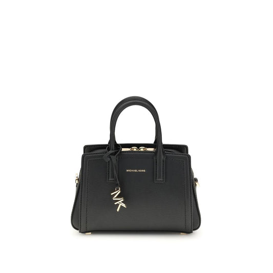 Michael Kors Black Calf Leather Bos Taurus Shoulder Bag