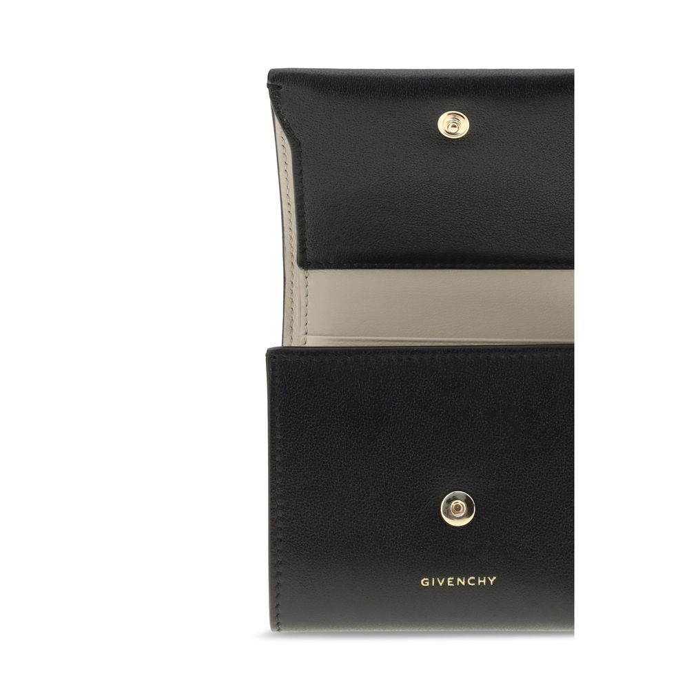 Givenchy Black Lamb Leather Wallet by Givenchy