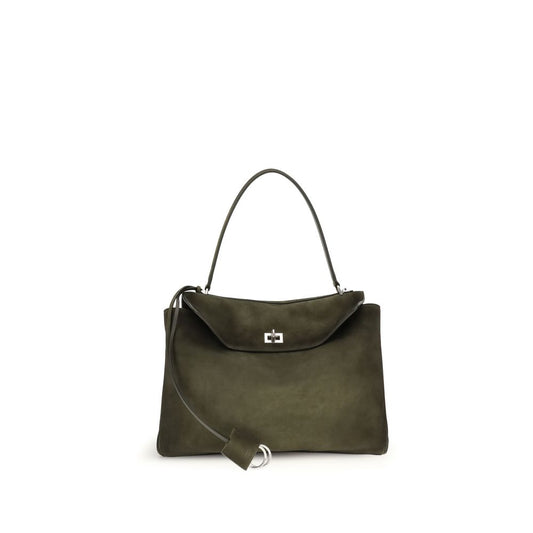 Balenciaga Green Calf Leather Bos Taurus Shoulder Bag by Balenciaga