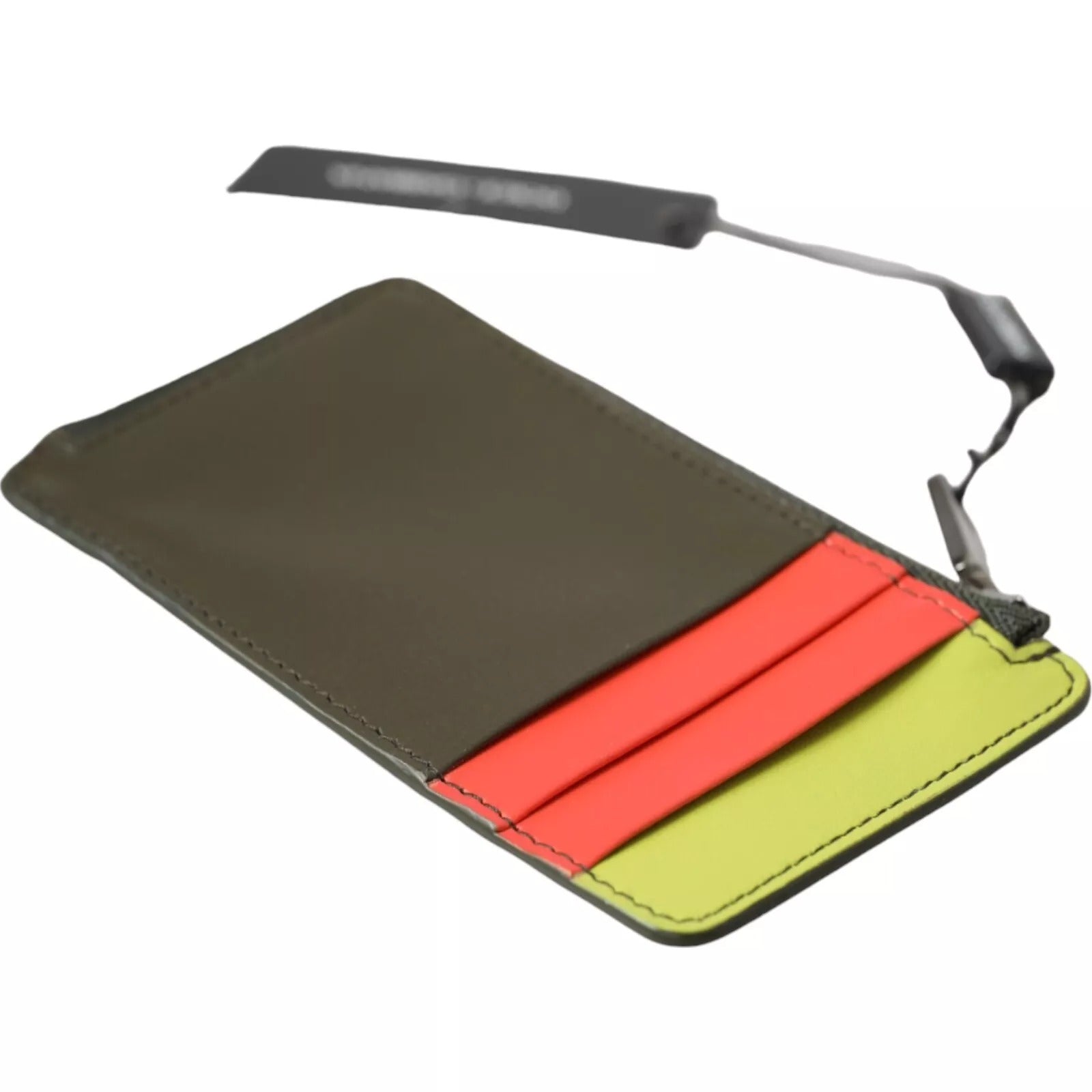 Dolce & Gabbana Multicolor Calfskin Leather Logo Card Holder Women Wallet by Dolce & Gabbana