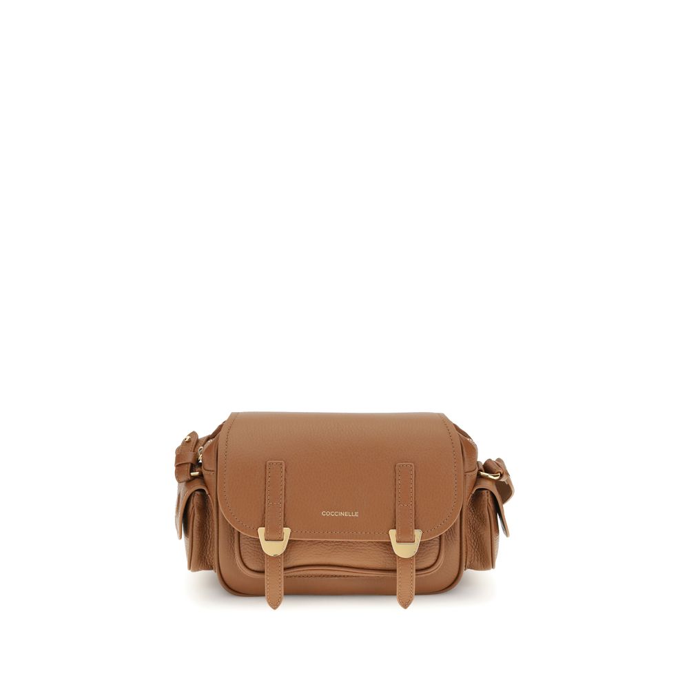 Coccinelle Brown Leather Shoulder Bag by Coccinelle