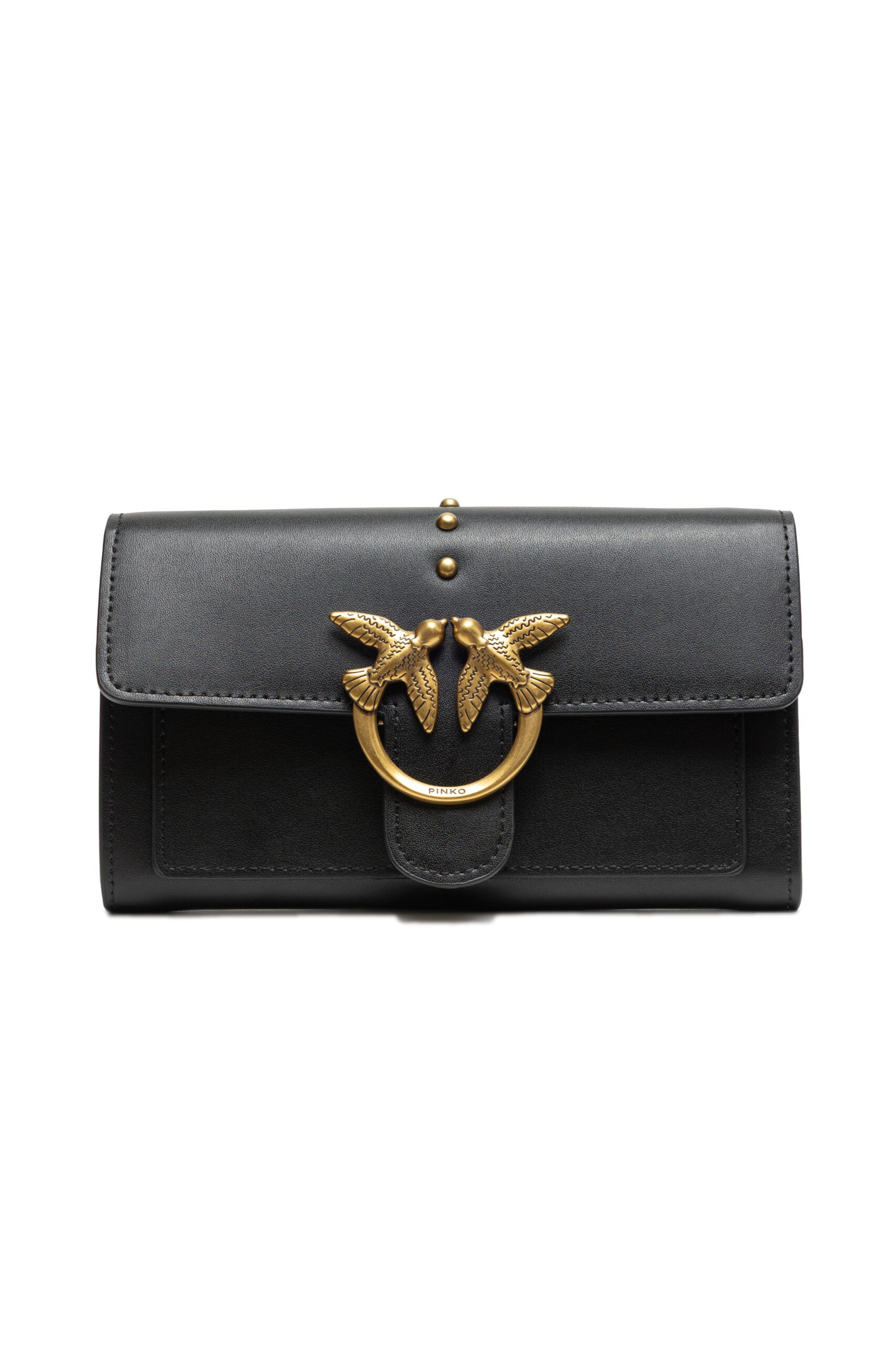 PINKO Black Mini Love Bag One Simply by PINKO