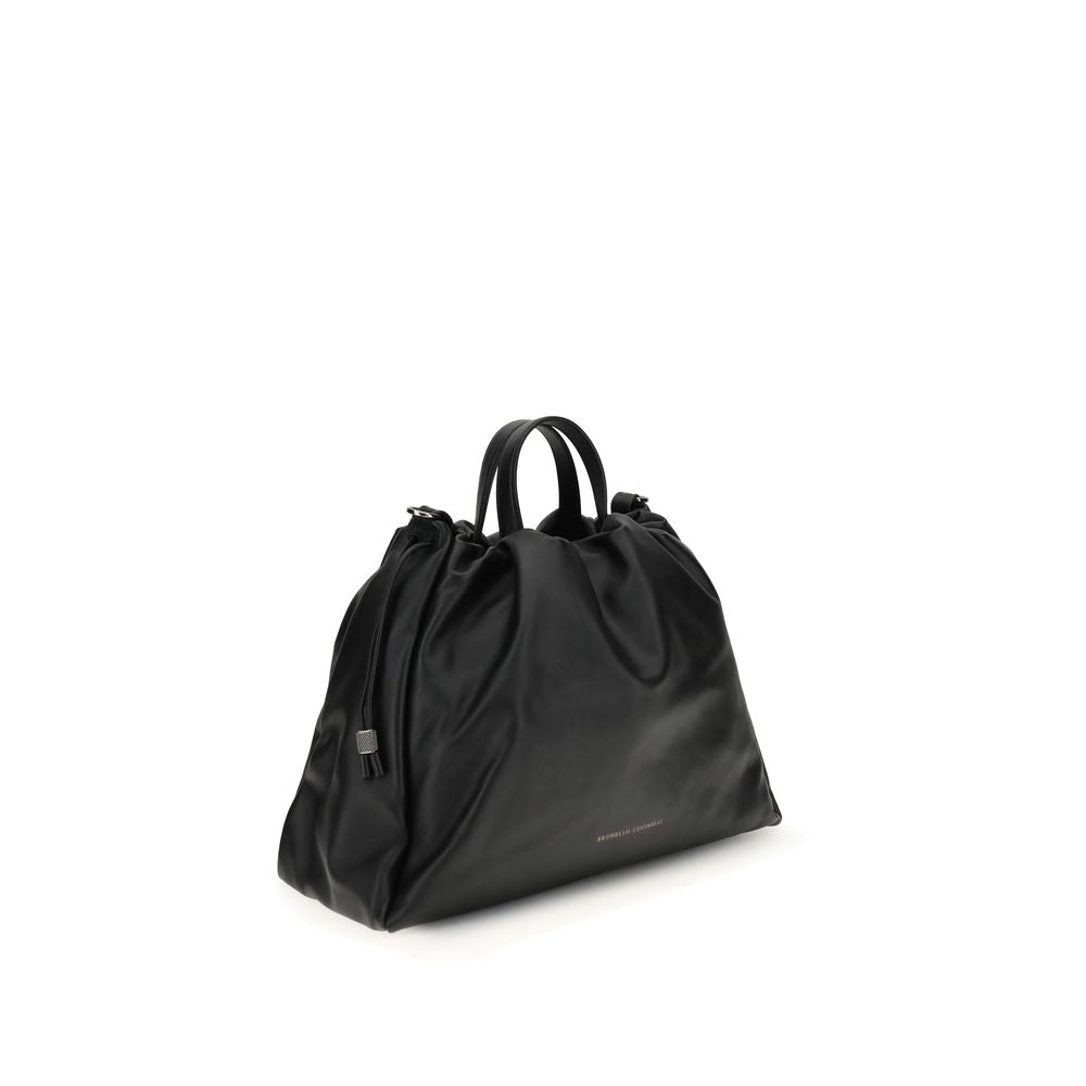 Brunello Cucinelli Calfskin Shoulder Bag Elite
