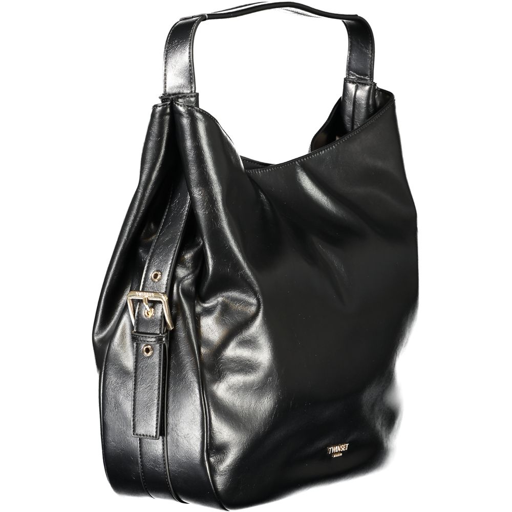 Twinset Black Polyethylene Women Hobo Bag by Twinset