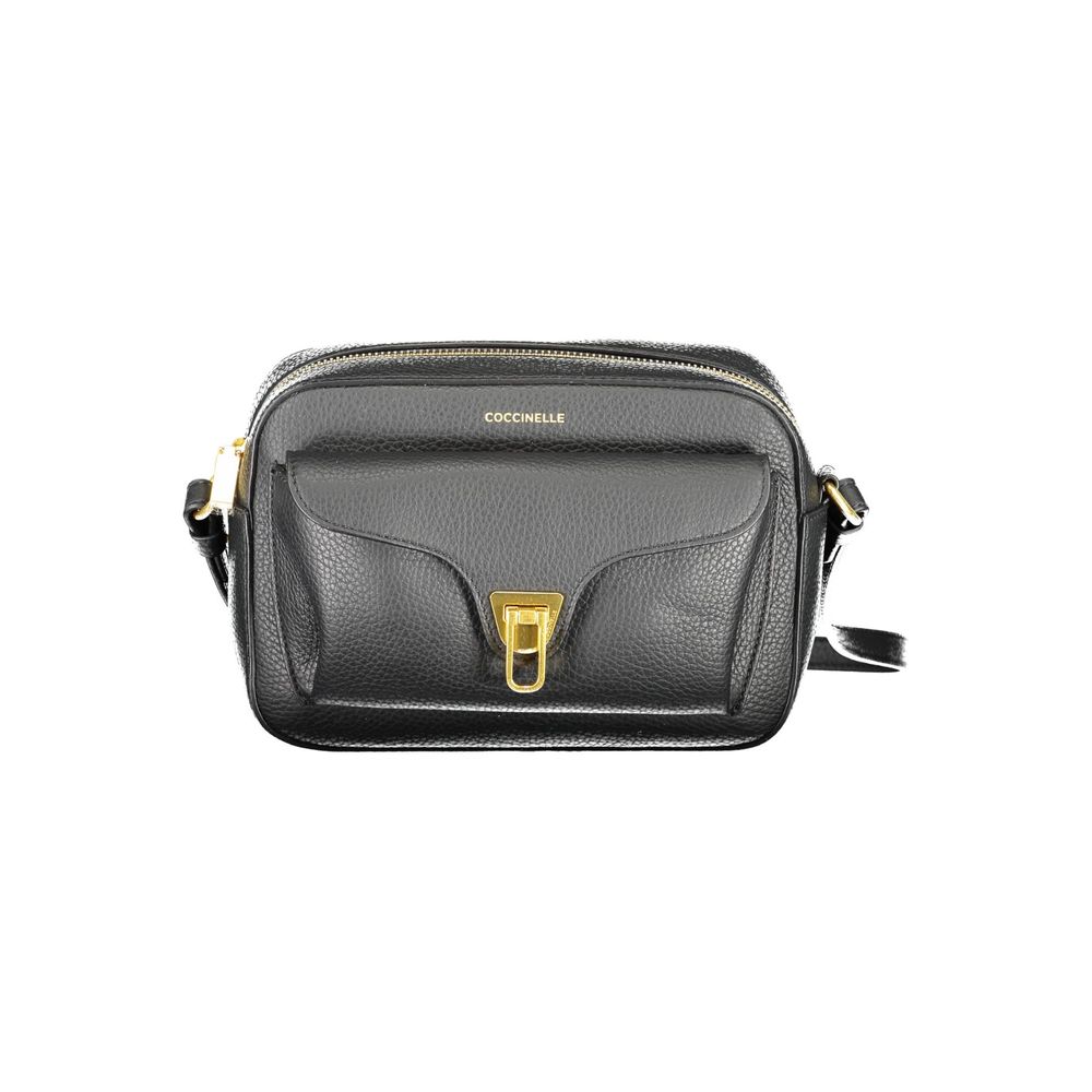 Coccinelle Black Leather Handbag by Coccinelle