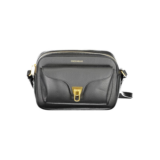 Coccinelle Black Leather Handbag by Coccinelle