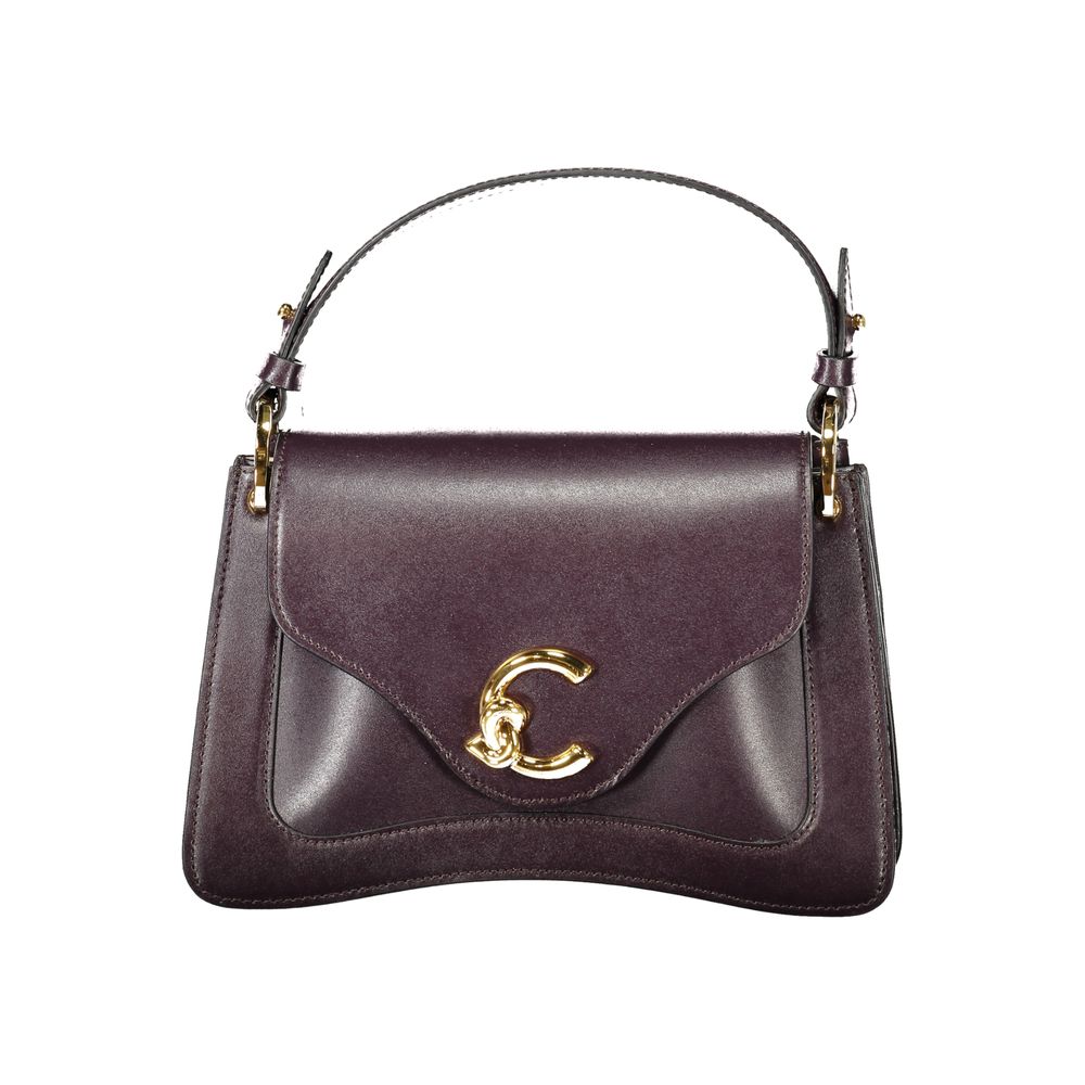 Coccinelle Purple Leather Handbag by Coccinelle