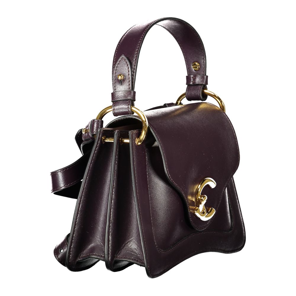 Coccinelle Purple Leather Handbag by Coccinelle