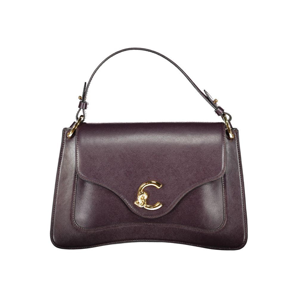 Coccinelle Purple Leather Handbag by Coccinelle