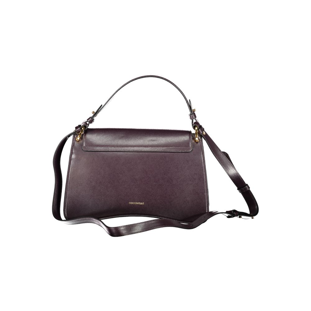 Coccinelle Purple Leather Handbag by Coccinelle