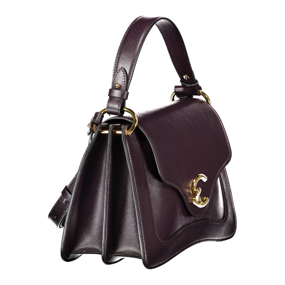 Coccinelle Purple Leather Handbag by Coccinelle