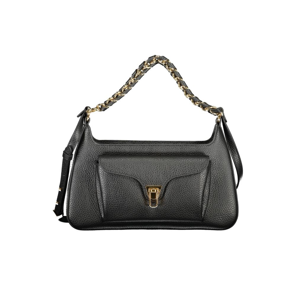 Coccinelle Black Leather Handbag by Coccinelle