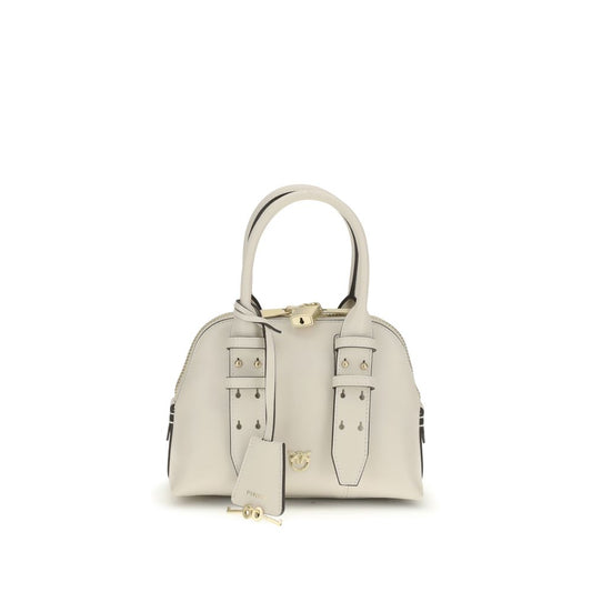 PINKO White Calf Leather Bos Taurus Handbag by PINKO