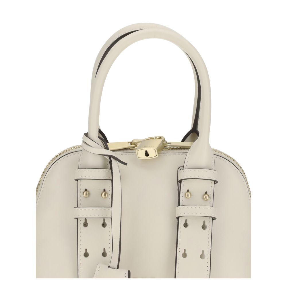 PINKO White Calf Leather Bos Taurus Handbag by PINKO