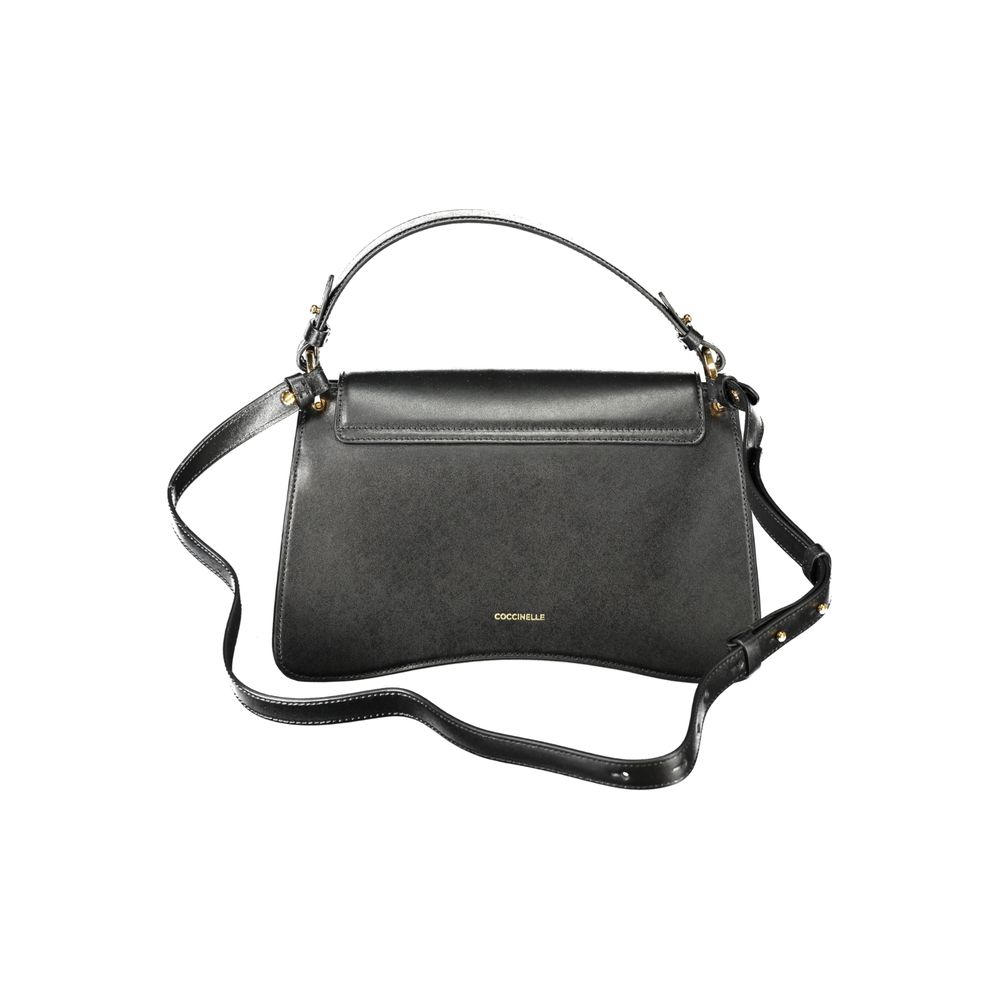 Coccinelle Black Leather Handbag by Coccinelle