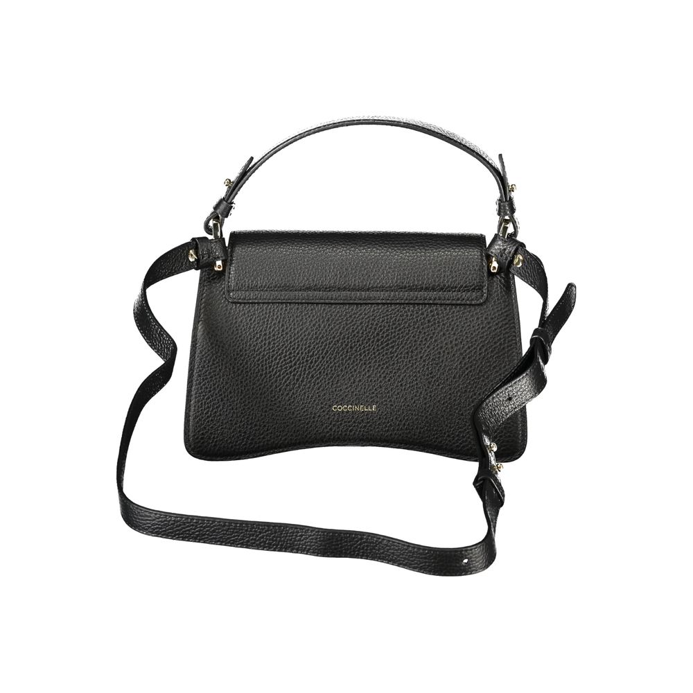 Coccinelle Black Leather Handbag by Coccinelle