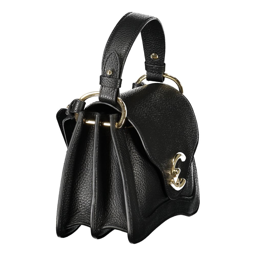 Coccinelle Black Leather Handbag by Coccinelle