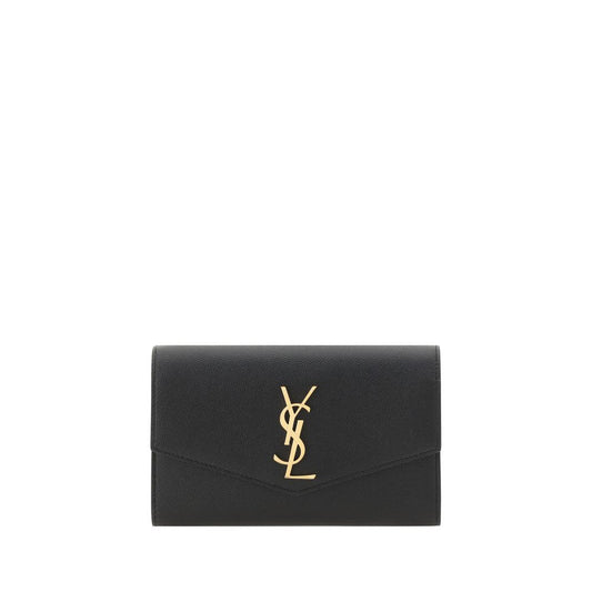 Saint Laurent Black Calf Leather Bos Taurus Shoulder Bag