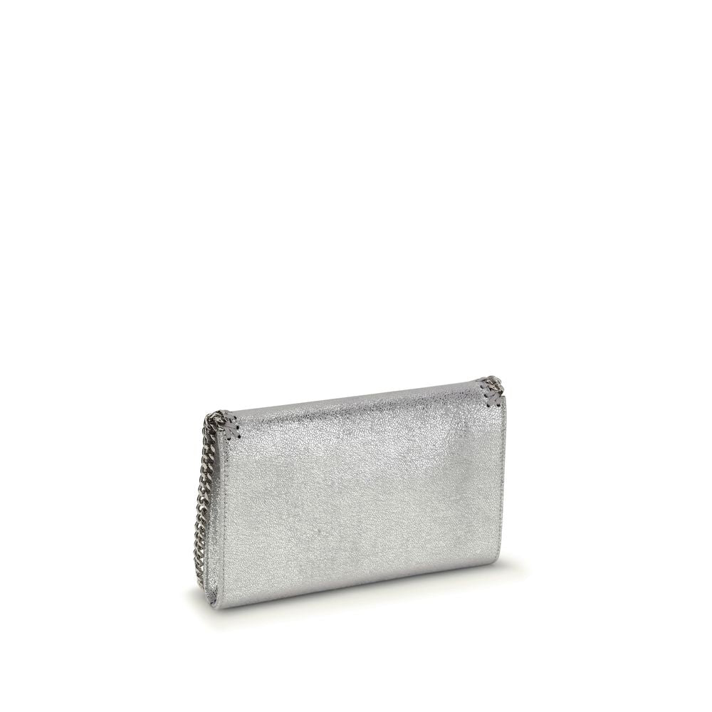 Stella McCartney Silver Polyester Shoulder Bag by Stella McCartney