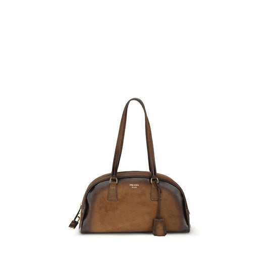 Prada Multicolor Calf Leather Bos Taurus Handbag by Prada