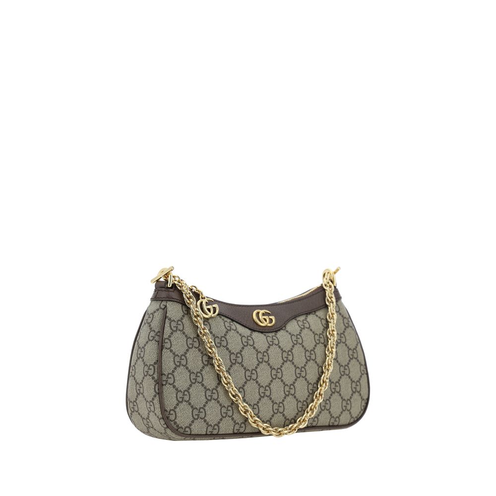 Bolso de hombro Gucci marrón de polietileno