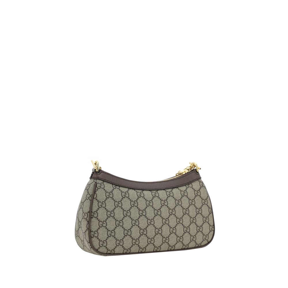Bolso de hombro Gucci marrón de polietileno