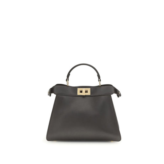 Fendi Brown Calf Leather Bos Taurus Shoulder Bag by Fendi