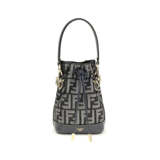 Fendi Blue Fabric Shoulder Bag by Fendi