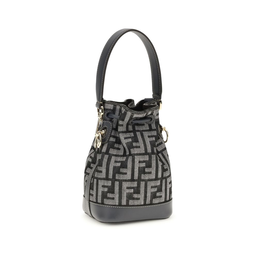 Fendi Blue Fabric Shoulder Bag by Fendi