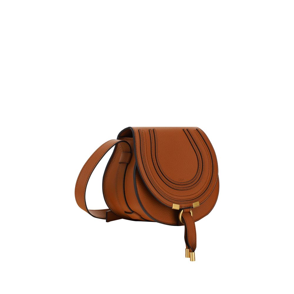 Chloé Brown Calf Leather Bos Taurus Shoulder Bag