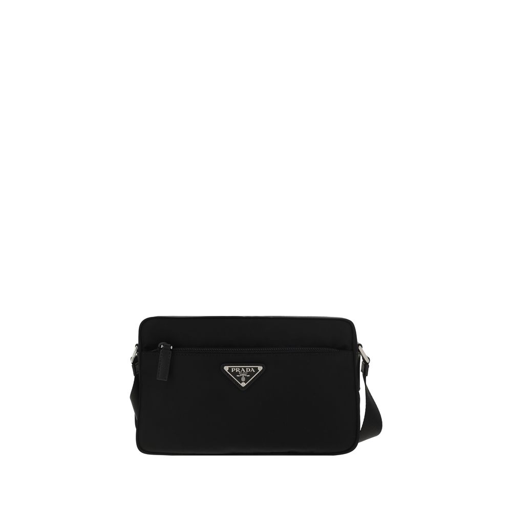 Prada Black Nylon Shoulder Bag by Prada