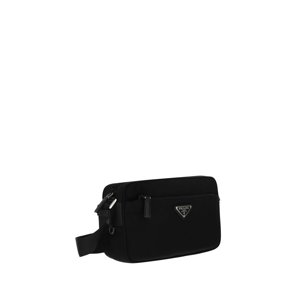 Prada Black Nylon Shoulder Bag by Prada