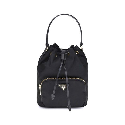 Prada Black Polyamide Backet Bag by Prada