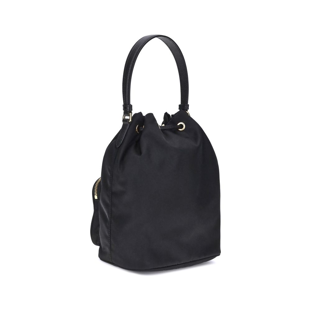 Prada Black Polyamide Backet Bag by Prada