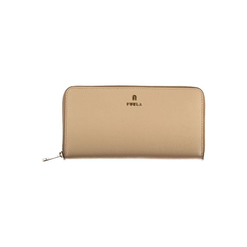 Furla Beige Leather Wallet
