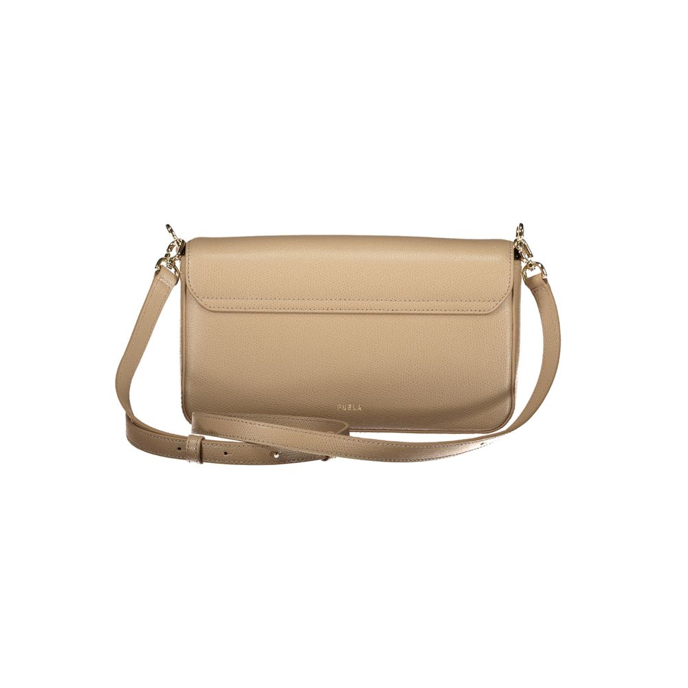 Furla Beige Leather Handbag