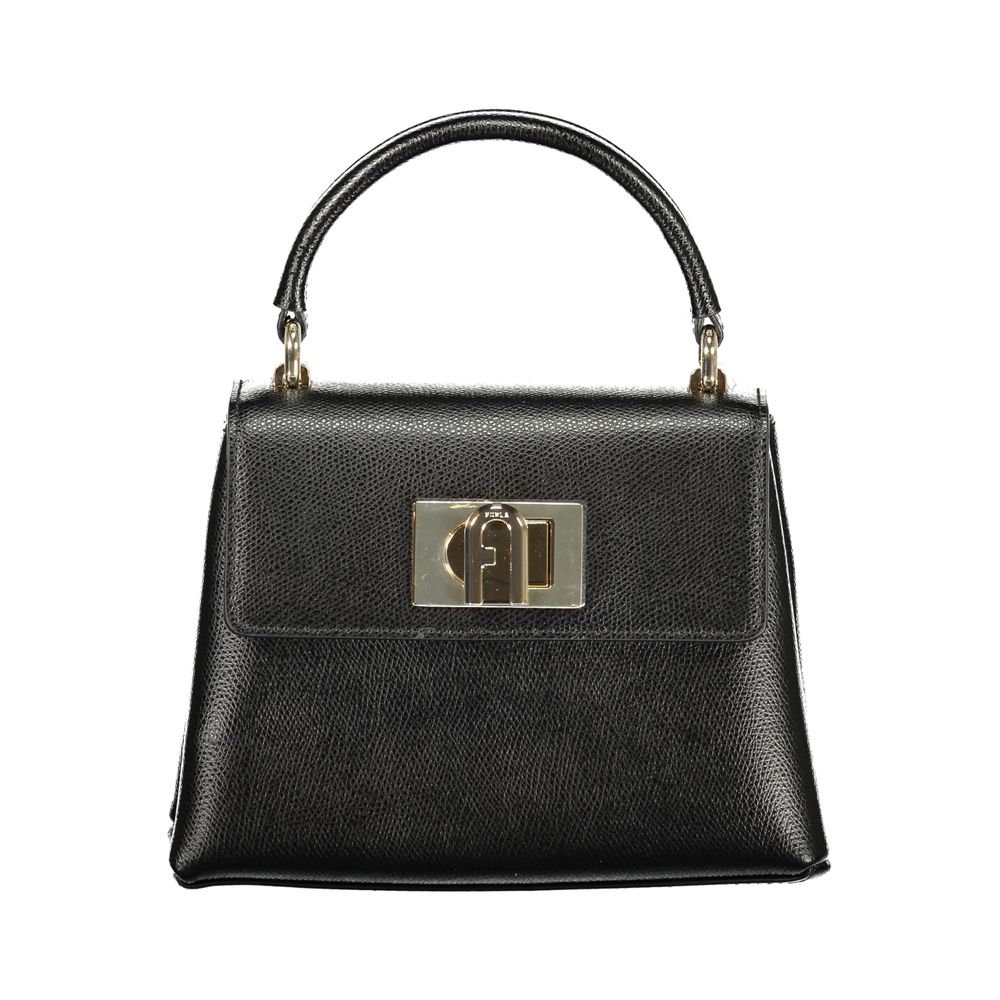Furla Black Leather Handbag