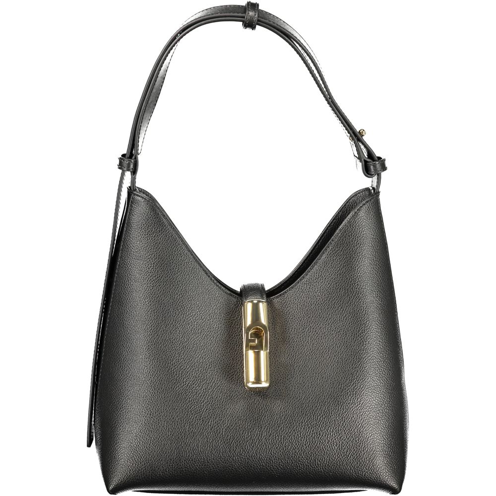 Furla Black Leather Handbag