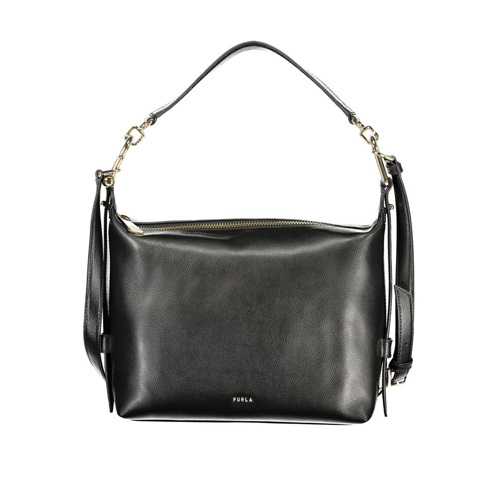 Furla Black Leather Handbag