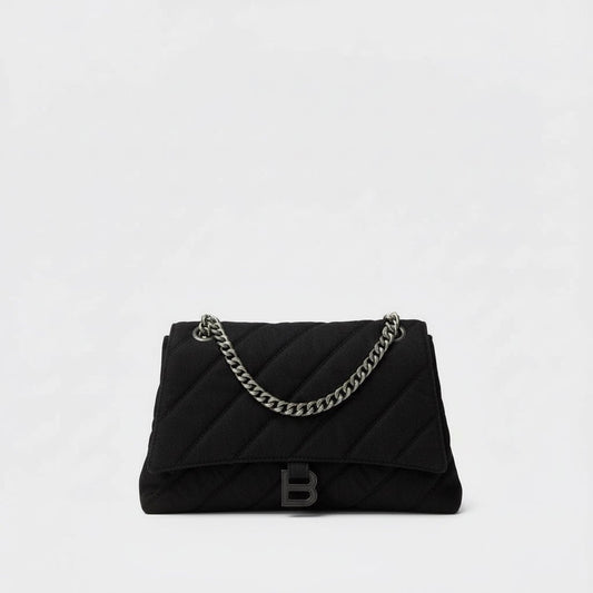 Balenciaga Crush Denim Shoulder Bag Limited - XT & Co