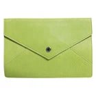 Dolce & Gabbana Green Leather Handbag Clutch Mini Purse Pouch Tablet Case - XT & Co