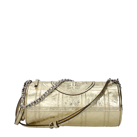 Tory Burch Gold Leather Shoulder Bag - XT & Co